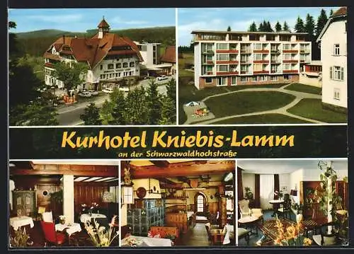 AK Freudenstadt-Kniebis, Kurhotel Kniebis-Lamm an der Schwarzwaldhochstrasse