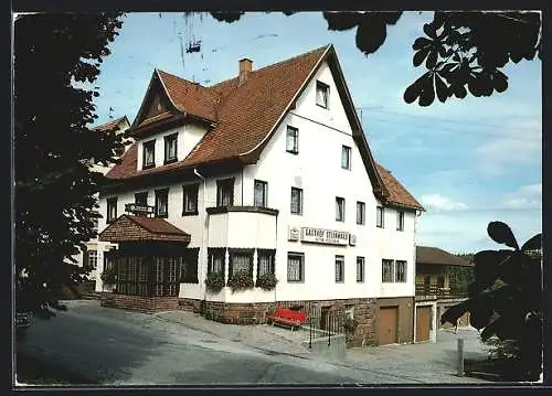 AK Lossburg /Schwarzwald, Gasthof-Pension Steinwald