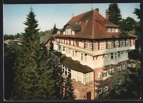 AK Freudenstadt /Schwarzwald, Kurhotel Teuchelwald