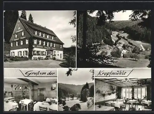 AK Seewald /Schwarzwald, Gasthof Kropfmühle von Walter Sundheimer