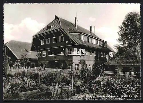 AK Oedenwald über Freudenstadt, Schwarzwald-Gasthof Adrionshof