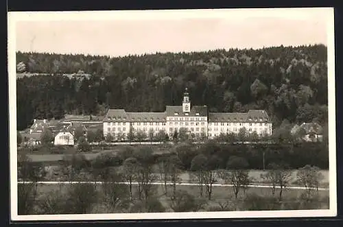 AK Sigmaringen, Zollschule aus der Vogelschau