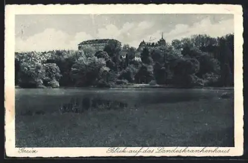 AK Greiz, Blick auf das Landeskrankenhaus