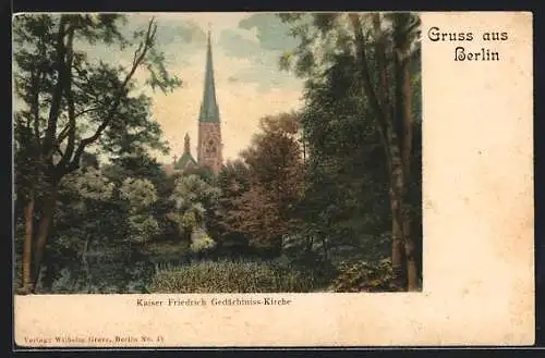 AK Berlin, Kaiser Friedrich Gedächtniss-Kirche