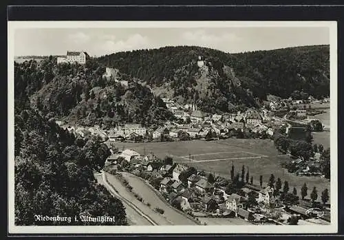 AK Riedenburg i. Altmühltal, Ortsansicht aus der Vogelschau