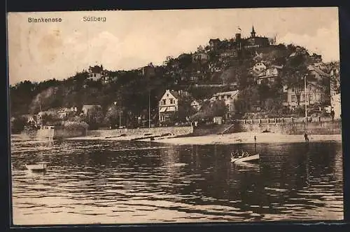 AK Hamburg-Blankenese, Süllberg mit Hotel