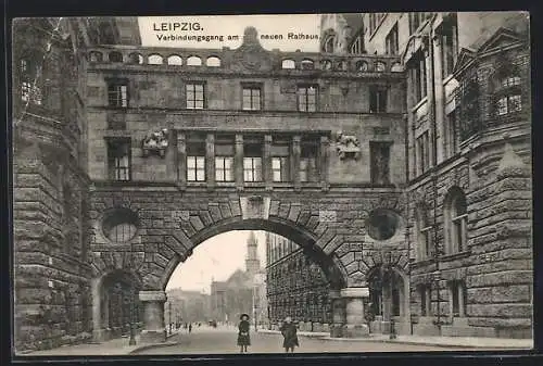 AK Leipzig, Verbindungsgang am neuen Rathaus