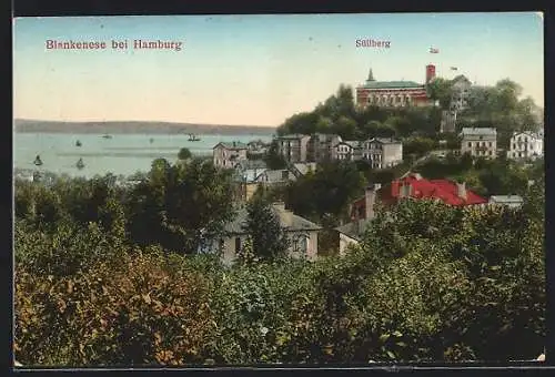 AK Blankenese bei Hamburg, Süllberg mit Hotel