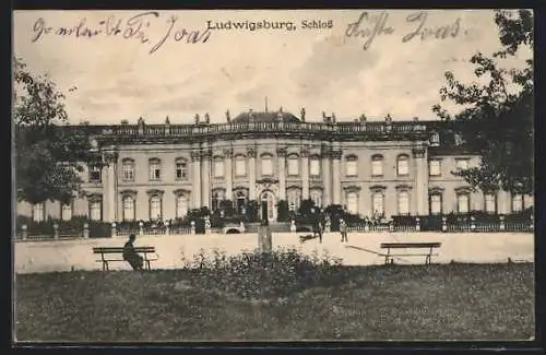 AK Ludwigsburg / W., Schloss