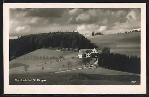 AK Neuhäusle bei St. Märgen, Gasthaus u. Pension zur Sonne, Bes. A. Wehrle