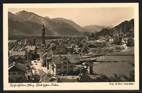 AK Kiefersfelden, Blick gegen Süden