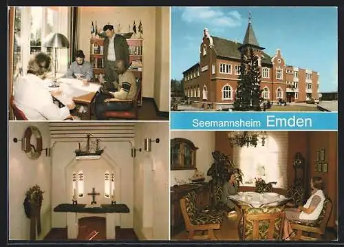 AK Emden / Ostfr., Seemannsheim der Ostfriesischen Seemannsmission
