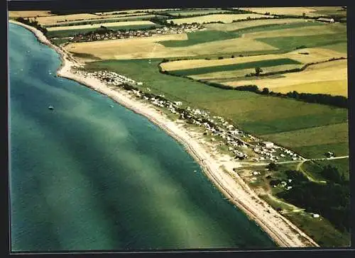 AK Krusendorf, Campingplatz Grönwohld vom Flugzeug aus
