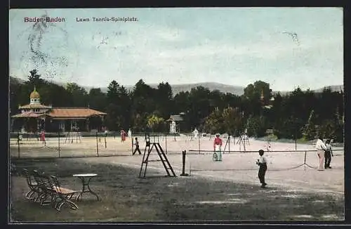 AK Baden-Baden, Lawn Tennis-Spielplatz