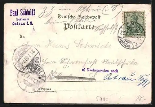 Lithographie Köln, Hauptbahnhof Inneres St. Gereon-Kirche, Moltke-Denkmal