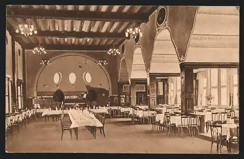 AK Krefeld, Restaurant Stadtwaldhaus, Inh. Joh. Leuffen