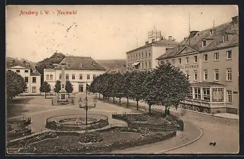 AK Arnsberg i. W., Partie am Neumarkt