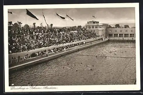 AK Duisburg a. Rhein, Wasserstadion im Wedausportgelände