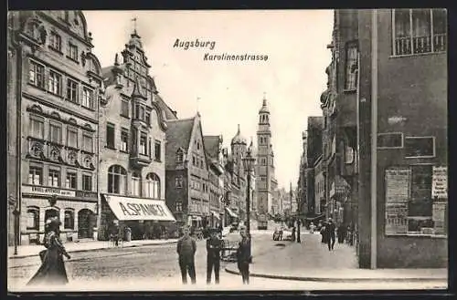 AK Augsburg, In der Karolinenstrasse