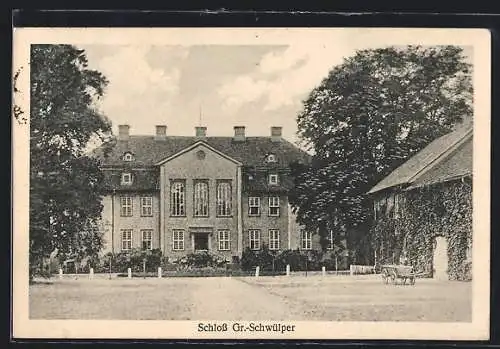 AK Gr.-Schwülper, Blick auf das Schloss