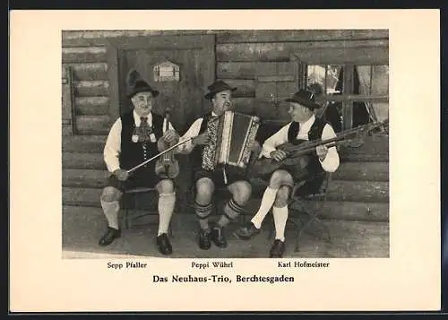 AK Berchtesgaden, Musiker des Neuhaus-Trio