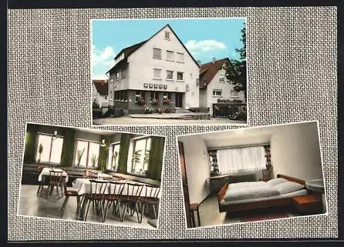 AK Blaufelden, Gasthof zur Krone Fam. Richter-Hoffmann