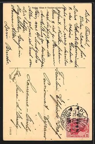 AK Plauen / Vogtland, Historische Bauten in der Königstrasse