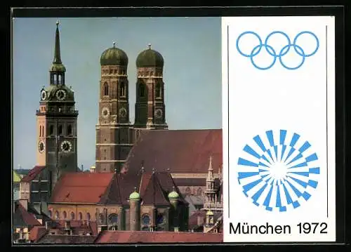 AK München, Olympia 1972, St. Peter und Dom