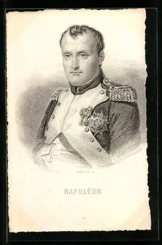 AK Napoleon in Uniform mit Orden