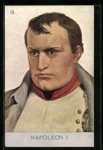 AK Napoleon I., Halbportrait in Uniform