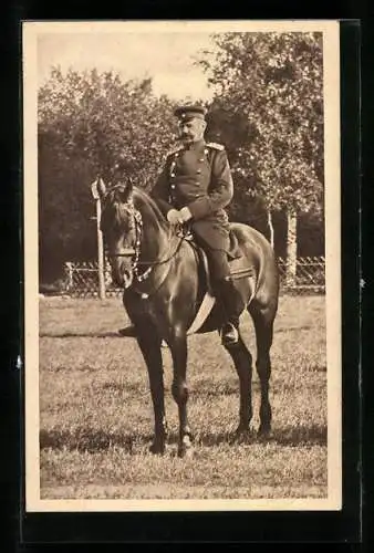 AK Paul von Hindenburg als Oberst und Kommandeur des Oldenburg. Inft.-Regt. No. 91