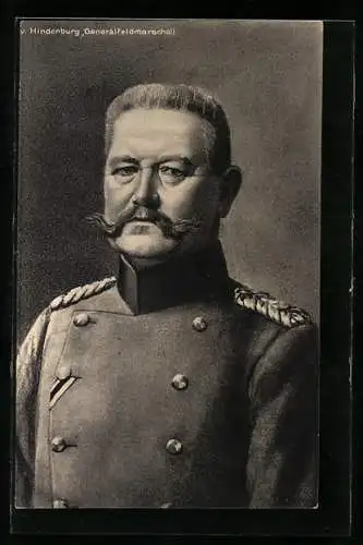 AK Generalfeldmarschall von Hindenburg im Portrait