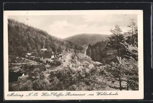AK Mödring, Hotel Caffee-Restaurant zur Waldschenke