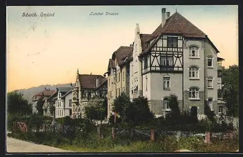 AK Schwäb. Gmünd, Lorcher Strasse