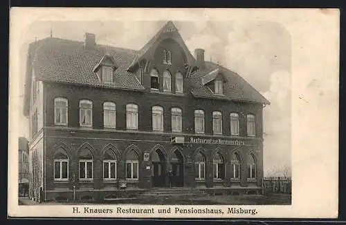 AK Misburg, H. Knauers Restaurant-Pensionshaus