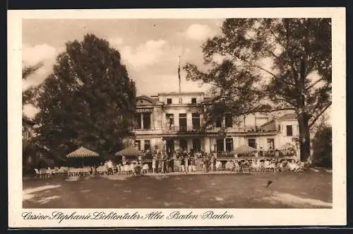 AK Baden-Baden, Casino Stephanie in der Lichtentaler Allee