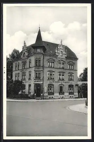 AK Aalen /Wttbg., Das Bahnhof-Hotel Kronprinzen, Inh. Josef Mack