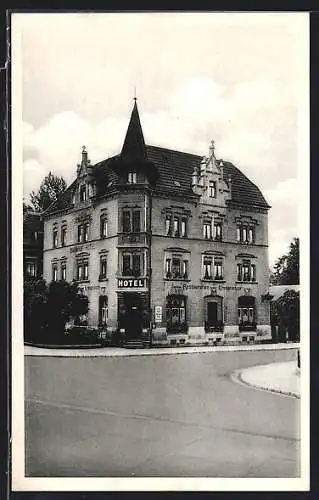 AK Aalen /Wttbg., Bahnhof-Hotel zum Kronprinzen v. Josef Mack