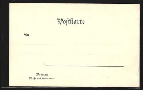 Lithographie Böblingen, Kurhaus v. Julius Crombach