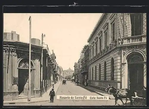 AK Rosario de Santa-Fé, Calle Santa-Fé