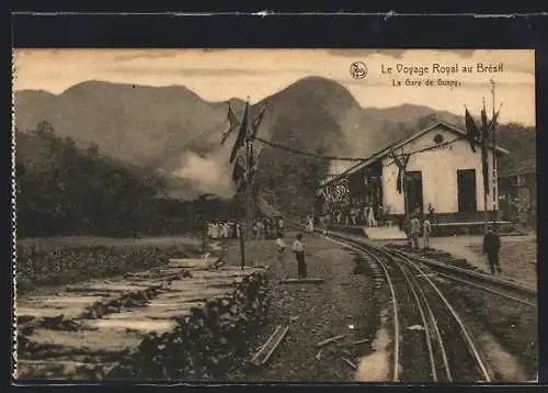 AK Guapy, La Gare, Bahnhof