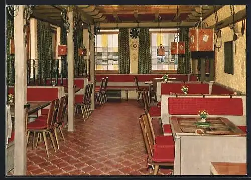 AK Erlabrunn b. Würzburg, Gaststätte Weinhaus Flach