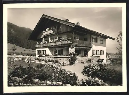 AK Neuhaus a. Schliersee, Hotel Haus Schwarzdrossel