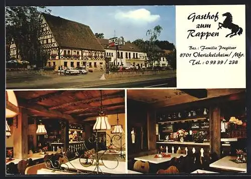 AK Oberickelsheim /Mfr., Gasthof zum Rappen