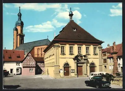 AK Eibelstadt a. Main, Partie am Marktplatz