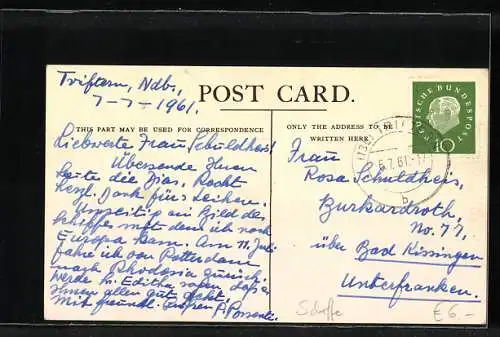 AK Passagierschiff Rhodesia Castle, The Union-Castle Line