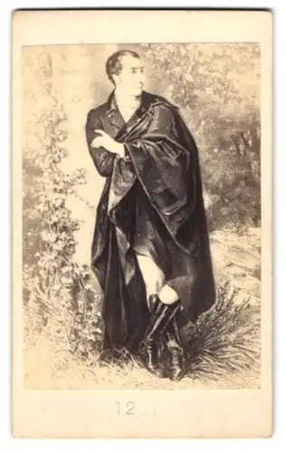 Fotografie unbekannter Fotograf und Ort, Portrait George Gordon Byron Lord Byron, britischer Dichter