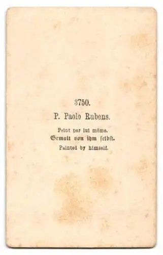 Fotografie unbekannter Fotograf und Ort, P. Paul Rubens, nach Rubens