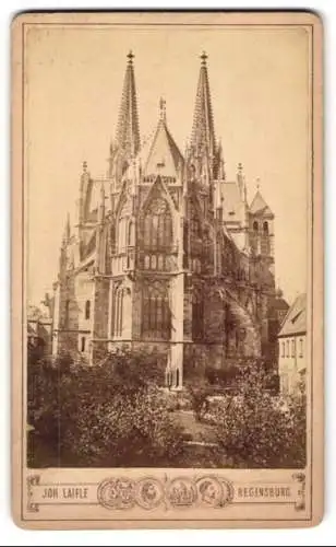 Fotografie Joh. Laifle, Regensburg, Ansicht Regensburg, Blick auf die Rückseite des Doms