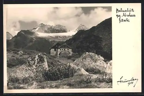Foto-AK Hans Hruschka Nr. 711: Berlinerhütte im Zillertal